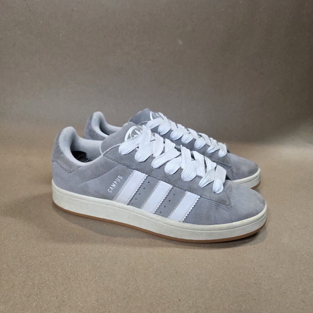 Adidas Campus 00s Sneakers Mens 10 Gray Gum Suede HQ8707 Low Top Causal Shoes